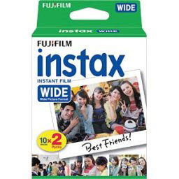 FUJI 16385995 - Fujifilm Instax WIDE film, frame: white