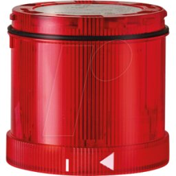 WERMA SIGNALTECHNIK WERMA 644 160 55 - Signal element, LED flashing light, red, 24 V DC, KombiSIGN 71