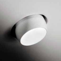 TECNICO by Sforzin Lelanto recessed spotlight, white, plaster, Ø 10 cm, GU10