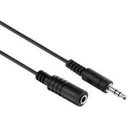 HDSUPPLY HDS C015-010-V2 - Audio cable, 3.5-mm jack to coupling, 1.0 m, black