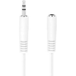 HDSUPPLY HDS C016-015-V2 - Audio cable, 3.5-mm jack to coupling, 1.5 m, white