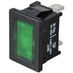 MARQUARDT MAR 1807.1108L - Light, plug-in, 4.8, 230 V, green