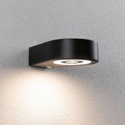 Paulmann LED sensor wall lamp Silma anthracite 1-bulb IP44