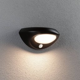 Paulmann LED solar outdoor wall lamp Sorova, sensor, anthracite