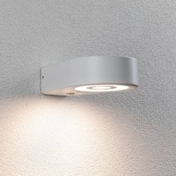 Paulmann LED outdoor wall lamp Silma white 1-bulb IP44