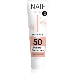 Naif Baby & Kids Mineral Sunscreen SPF 50 Protective Sun Cream for babies and children SPF 50 30 ml