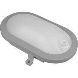 BLULAXA 49900 - Basic cellar light Fix Sensor oval, grey, IP54, 12 W, 1200 lm