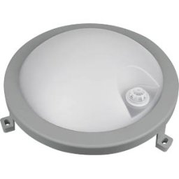 BLULAXA 49899 - Basic cellar light Fix Sensor round, grey, IP54, 12 W, 1200 lm