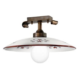 Cremasco Stylish Bassano ceiling light brown