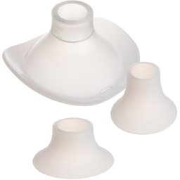 Canpol babies Replacement Silicone Parts for Breast Pumps Flanges & Inserts Set (24/21/19mm) replacement silicone funnel and inserts for breast pump Hands-Free 3 pc