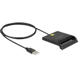DELOCK 91724 - USB 2.0 Smart Card Reader for Smart cards with Contact chip