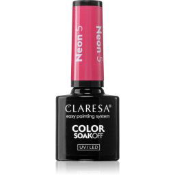 Claresa SoakOff UV/LED Color Neon Gel Nail Polish shade 5 5 g