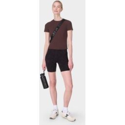 Sweaty Betty Essential Sculpt Short Sleeve Top Sable Brown womens