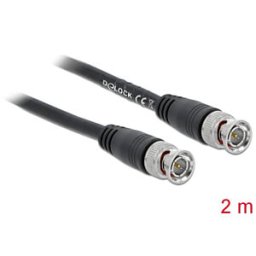 DELOCK 80082 - Video cable, BNC plug, 2m
