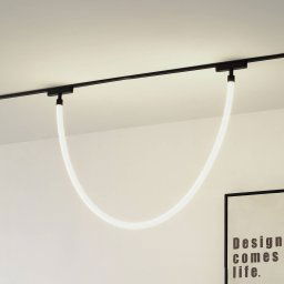 Lindby LED rope light Lumaro, length 150 cm, textile, 48 V