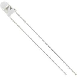 HUIYUAN OPTO-ELECTRONIC 3034G3C-CSC-A - LED, 3mm, wired, green, 4800 mcd, 25°