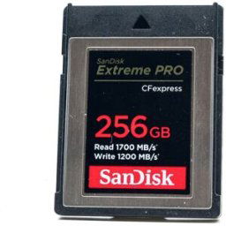 Used SanDisk 256GB Extreme PRO CFexpress Card Type B