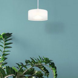 Globo LED pendant light Belinda, Ø 15 cm, white, glass
