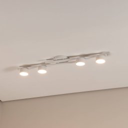 EMIBIG LIGHTING Fragment ceiling lamp, white, length 86 cm, metal, 4-bulb.