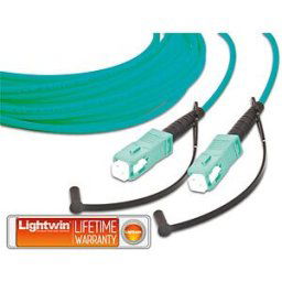 LIGHTWIN LSP-50 SC-SC2OM3 - Simplex fibre optic patch cable, MM OM3, SC - SC, 2.0 m
