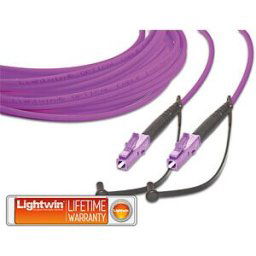 LIGHTWIN LSP-50 LC-LC5OM4 - Simplex fibre optic patch cable, MM OM4, LC - LC, 5.0 m