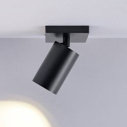 Deko-Light Downlight CAN TILT, black, 11 x 9 cm, 1-bulb, metal GU10