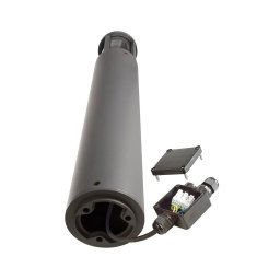 Deko-Light Path light Facado II, height 65 cm, grey/smoke, Ø 11 cm, IP65