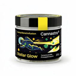 Cannastra Hemp Blend - Stellar Glow Grinded Flowers Pineapple Express (20 G)