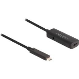 DELOCK 80028 - Active USB 10 Gb/s cable, C plug > socket, 5 m