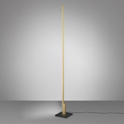 Quitani Talon LED floor lamp anodised matt brass
