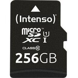INTENSO 3423492 - MicroSDXC memory card 256GB - Intenso Class 10 - UHS-1
