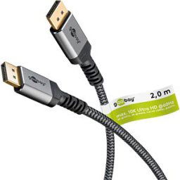 GOOBAY 75685 - Displayport 2.x cable, DP-DP, 16K 60 Hz, 80 Gbit/s, 2.xm
