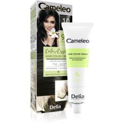 Delia Cosmetics Cameleo Color Essence Hair Color in a tube shade 1.0 Black 75 g