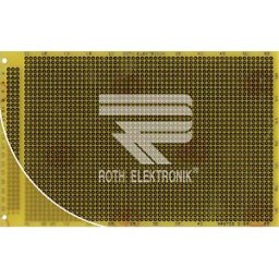 RE 060LF - Prototyping board, FR4, spacing 2.54 mm, 32/64/96-pin