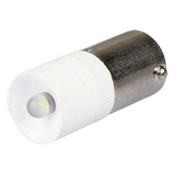 SIGNAL CONSTRUCT MEDB 2564BR - Reflector LED, BA9s, white, 24 V, 2500 mcd, Ø10 mm, 50°