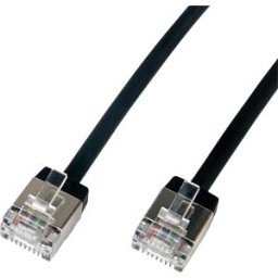 ROLINE 21154562 - Patch cable Cat.6a U/FTP black 2 m