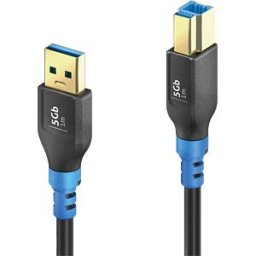 PURELINK FI-U300-010 - USB 5 Gb/s cable, A plug to B plug, 1.0 m
