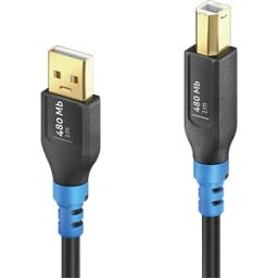 PURELINK FI-U200-010 - USB 480 Mb/s cable, A plug to B plug, 1.0 m