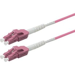 ROLINE 21158655 - Fiber optic patch, LC-Duplex, OM4, 50/125 µm, violet, 7 m