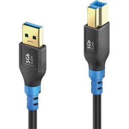 PURELINK FI-U300-003 - USB 5 Gb/s cable, A plug to B plug, 0.3 m