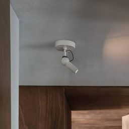 kdln LED ceiling light Bird, white, Ø 11 cm, metal