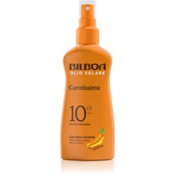 Bilboa Carotissima Olio Sun Oil In Spray with beta carotene SPF 10 200 ml