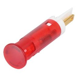 APEM APM QS81 R24 - Indicator LED, 24 V DC, 8 mm, FASTON, red