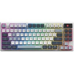 MSI GK600TKL - Gaming keyboard, USB, RGB, TKL, DE