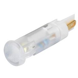 APEM APM QS61 W24 - Indicator LED, 24 V DC, 6 mm, FASTON, white