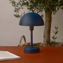 Nordlux LED rechargeable table lamp Ellen To-Go, blue, aluminium