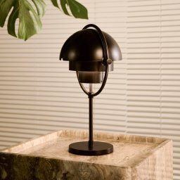 Gubi rechargeable table lamp Multi-Lite, black, steel, height 30 cm