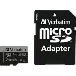 VERBATIM 47045 - MicroSDXC memory card 256 GB, Verbatim, Class 10, U3
