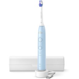 Philips Sonicare 6100 HX7406/02 Sonic Electric Toothbrush with travel case Light Blue 1 pc
