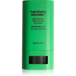 Haruharu Wonder Black Bamboo Daily Soothing Sun Shield Stick Sunscreen with soothing effect SPF 50+ 20 g